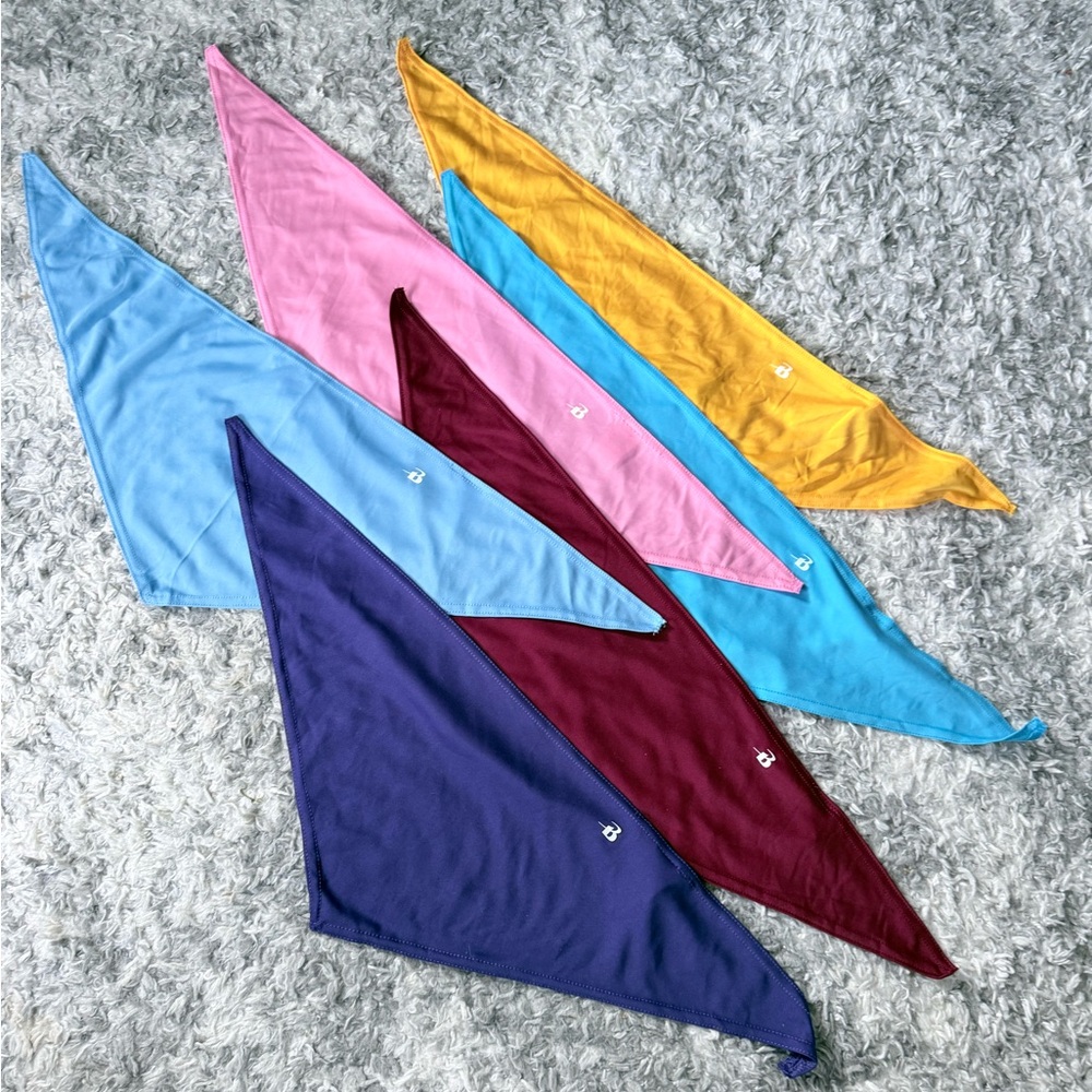 Lot of 6 Dog bandanas, Pet Bandanas, Badger Bandana NEW